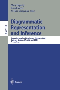 Cover image: Diagrammatic Representation and Inference 1st edition 9783540435617