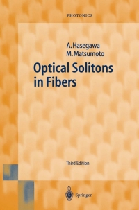 Imagen de portada: Optical Solitons in Fibers 3rd edition 9783540436959