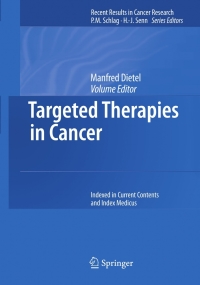 Cover image: Targeted Therapies in Cancer 1st edition 9783540460909