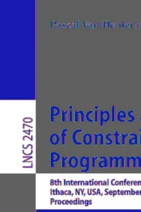 Cover image: Principles and Practice of Constraint Programming - CP 2002 1st edition 9783540441205