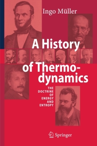 Imagen de portada: A History of Thermodynamics 9783642079641