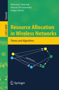 Cover image: Resource Allocation in Wireless Networks 9783540462484