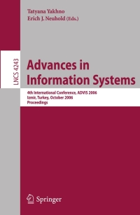 Cover image: Advances in Information Systems 1st edition 9783540462910