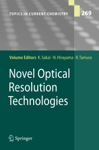 Titelbild: Novel Optical Resolution Technologies 1st edition 9783540463177
