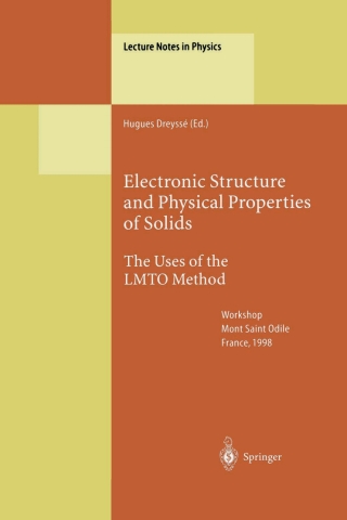 Imagen de portada: Electronic Structure and Physical Properties of Solids 1st edition 9783540672388