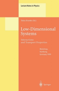 Titelbild: Low-Dimensional Systems 1st edition 9783540672371