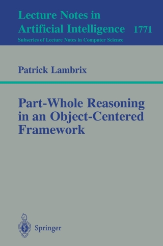 Cover image: Part-Whole Reasoning in an Object-Centered Framework 9783540672258