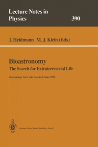 Cover image: Bioastronomy 9783540547525