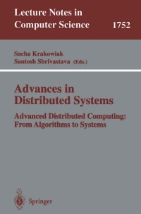 Cover image: Advances in Distributed Systems 1st edition 9783540671961