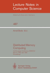 表紙画像: Distributed Memory Computing 9783540539513