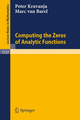 صورة الغلاف: Computing the Zeros of Analytic Functions 9783540671626