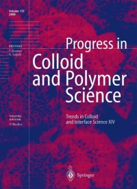 Cover image: Trends in Colloid and Interface Science XIV 1st edition 9783540671282