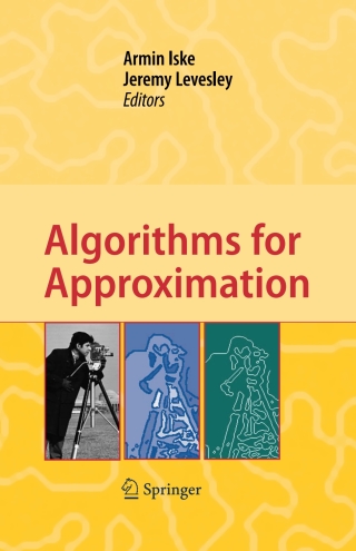 Cover image: Algorithms for Approximation 9783540332831