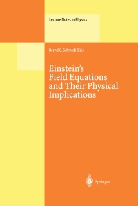 Cover image: Einstein’s Field Equations and Their Physical Implications 1st edition 9783540670735