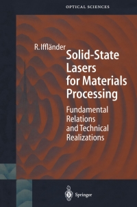 صورة الغلاف: Solid-State Lasers for Materials Processing 9783540669807