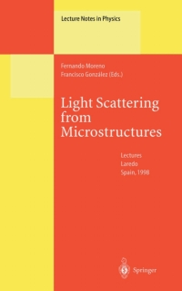 Imagen de portada: Light Scattering from Microstructures 1st edition 9783540669371
