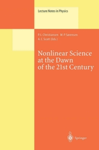 Cover image: Nonlinear Science at the Dawn of the 21st Century 1st edition 9783540669180
