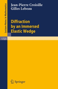 Omslagafbeelding: Diffraction by an Immersed Elastic Wedge 9783540668107
