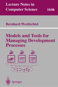 Cover image: Models and Tools for Managing Development Processes 9783540667568