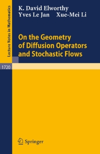 Cover image: On the Geometry of Diffusion Operators and Stochastic Flows 9783540667087