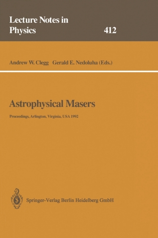 Cover image: Astrophysical Masers 9783540563433