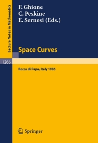 Titelbild: Space Curves 1st edition 9783540180203