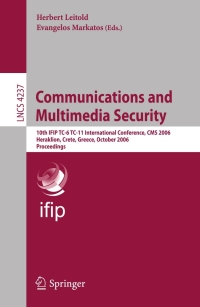 Cover image: Communications and Multimedia Security 1st edition 9783540478201