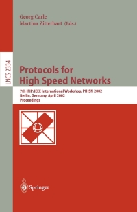 صورة الغلاف: Protocols for High Speed Networks 1st edition 9783540436584