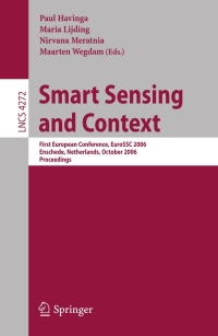 Immagine di copertina: Smart Sensing and Context 1st edition 9783540478423