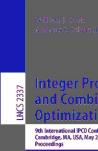 Cover image: Integer Programming and Combinatorial Optimization 1st edition 9783540436768