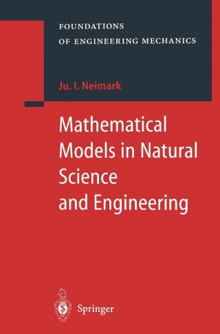 Cover image: Mathematical Models in Natural Science and Engineering 9783540436805