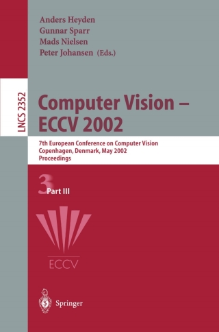 Cover image: Computer Vision - ECCV 2002 1st edition 9783540437468