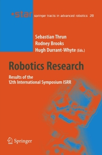 Imagen de portada: Robotics Research 1st edition 9783540481102