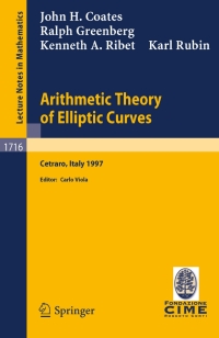 Omslagafbeelding: Arithmetic Theory of Elliptic Curves 9783540665465