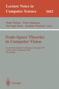 Titelbild: Scale-Space Theories in Computer Vision 1st edition 9783540664987
