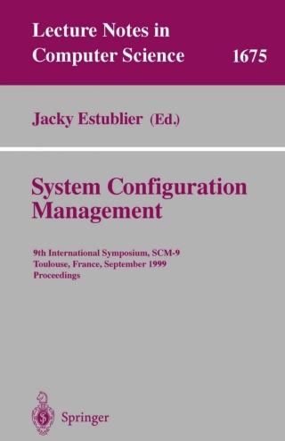 Imagen de portada: System Configuration Management 1st edition 9783540664840