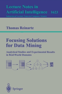 Cover image: Focusing Solutions for Data Mining 9783540664291