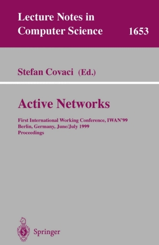Imagen de portada: Active Networks 1st edition 9783540662389