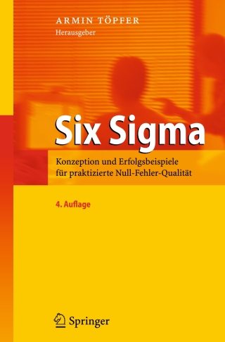 Imagen de portada: Six Sigma 4th edition 9783540485919