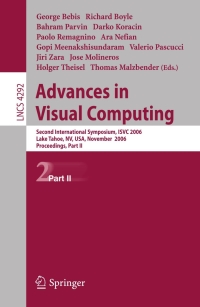 Titelbild: Advances in Visual Computing 1st edition 9783540486268