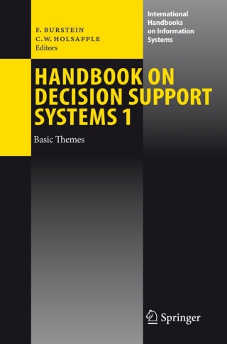 Cover image: Handbook on Decision Support Systems 1 1st edition 9783540487128