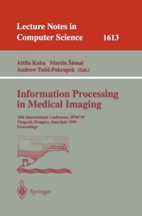 Cover image: Information Processing in Medical Imaging 1st edition 9783540661672