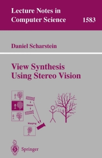 Immagine di copertina: View Synthesis Using Stereo Vision 9783540661597