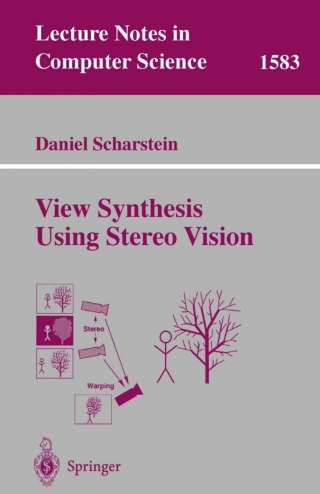 Cover image: View Synthesis Using Stereo Vision 9783540661597