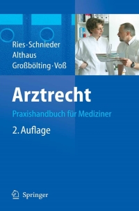 Cover image: Arztrecht 2nd edition 9783540487272