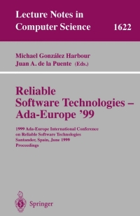 Cover image: Reliable Software Technologies - Ada-Europe '99 1st edition 9783540660934