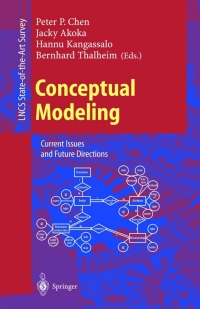 Titelbild: Conceptual Modeling 1st edition 9783540659266