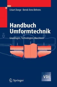 Cover image: Handbuch Umformtechnik 9783540234418