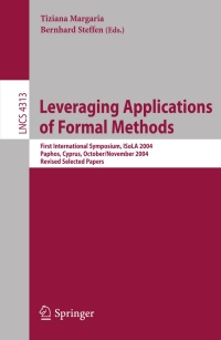 Cover image: Leveraging Applications of Formal Methods 1st edition 9783540489283