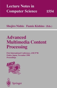 Imagen de portada: Advanced Multimedia Content Processing 1st edition 9783540657620